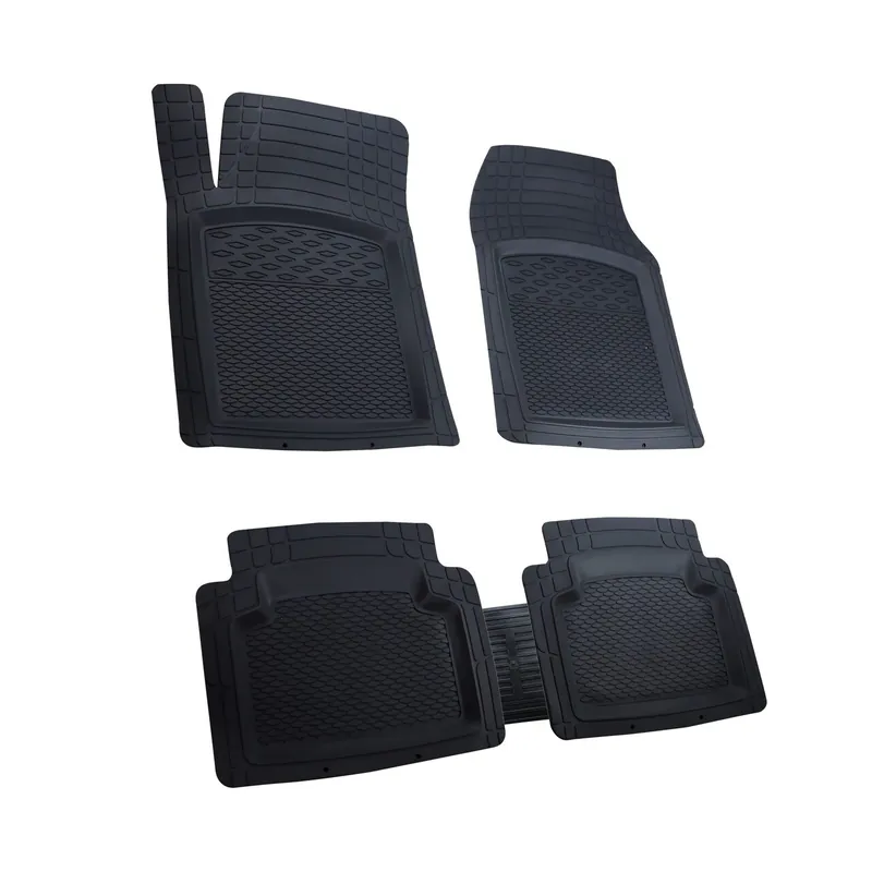 Set Covorase Auto Universale Deluxe Boss, decupabile, tip tavita, negru, 5 bucati Retur ușor