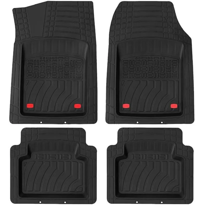 Set Covorase Auto Universale Tip Tavita JOKER, PVC, ajustabile, negru, 5 bucati Cel mai bun preț