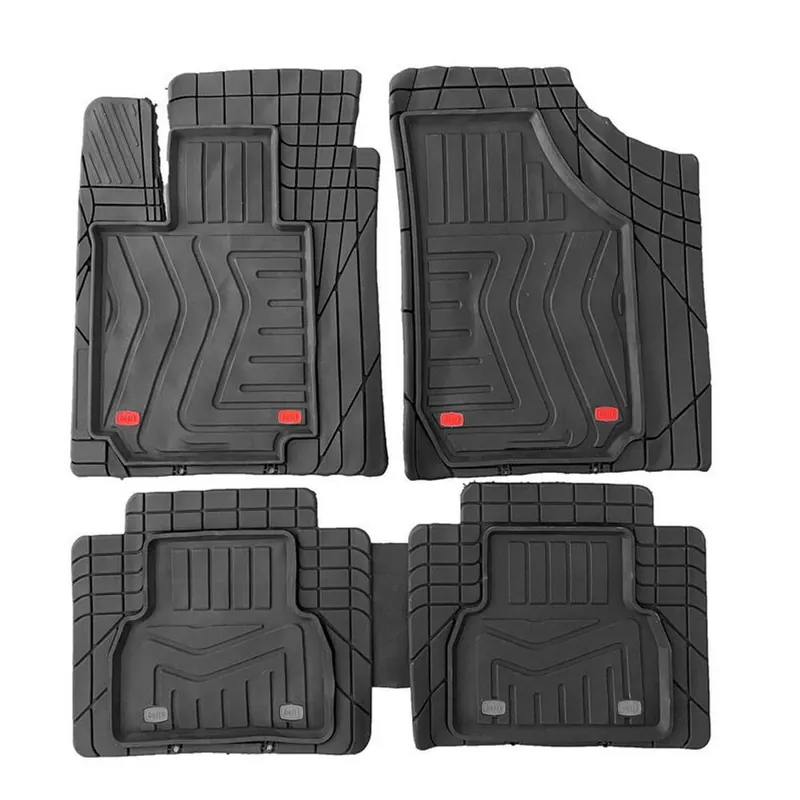 Transport gratuit Set Covorase Auto Universale Tip Tavita VEGA, PVC, ajustabile, negru, 5 bucati