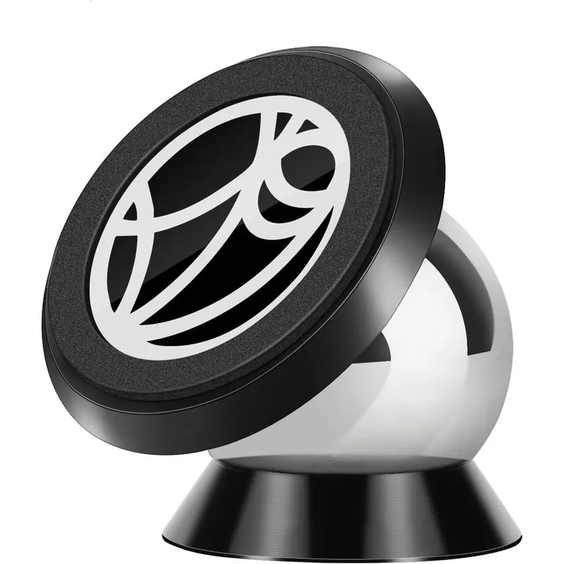 Suport auto Siegbert magnetic pentru telefon, montare pe bord, rotire 360 grade, universal, negru Transport gratuit