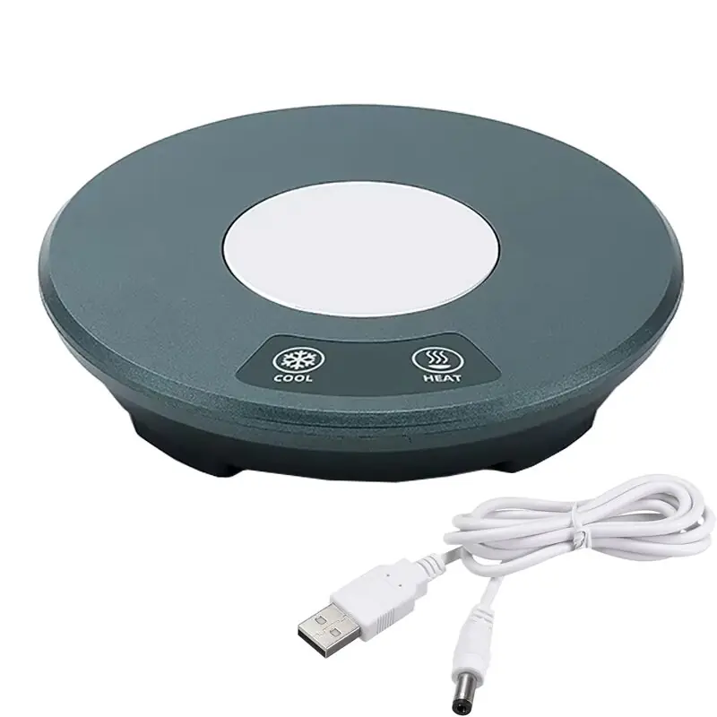 Incalzitor racitor 2in1 pentru lichide cu alimentare USB, 10W, 15 X 3 cm ,verde Ofertă