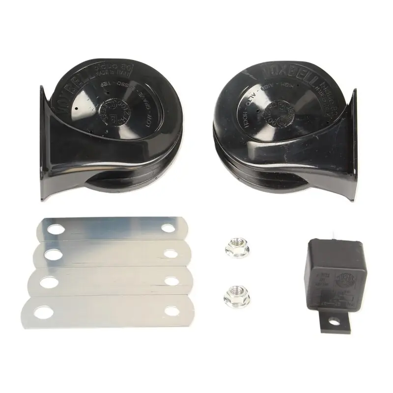 Set 2 claxoane auto universale, tip melc, 12V, negru Livrare rapidă