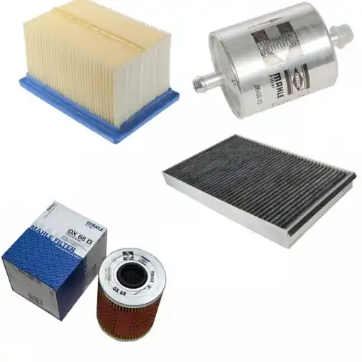 Preferatul clienților Pachet filtre revizie FORD FIESTA VI 1.6 Ti 120 cai, filtre Mahle Original