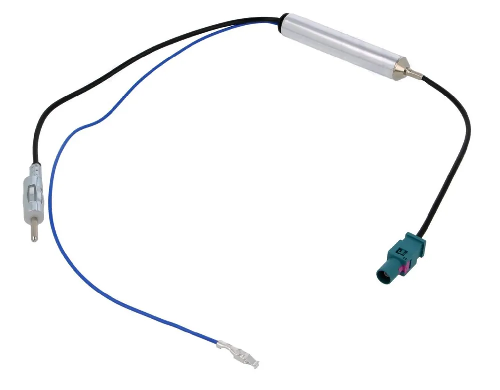 Cel mai bun preț Adaptor de antenă phantom VW / Audi / Seat / Škoda / Peugeot / Fiat / Mercedes FAKRA -> DIN