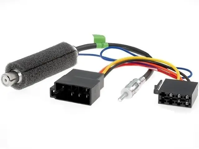 Adaptor de antenă + Conector ISO 4carmedia ZRS-SA-1/SET Retur ușor