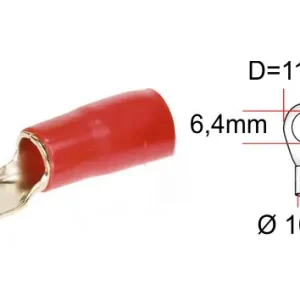 Ochi cablu ACV 30.4700-05 (1 buc) rosu Livrare rapidă