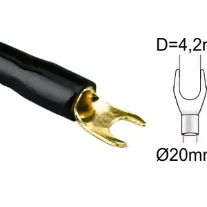 Calitate înaltă Furcă cablu ACV 30.4420-03 (1 buc) negru