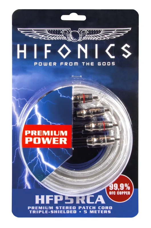 Cumpără online Cablu de semnal Hifonics HFP5RCA