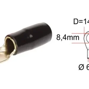 Preț mic Ochi cablu ACV 30.4700-47 (1 buc) negru