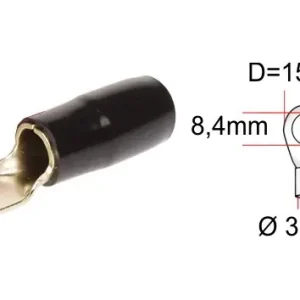 Ochi cablu ACV 30.4700-37 (1 buc) negru Super ofertă
