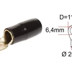 Ofertă specială Ochi cablu ACV 30.4700-19 (1 buc) negru