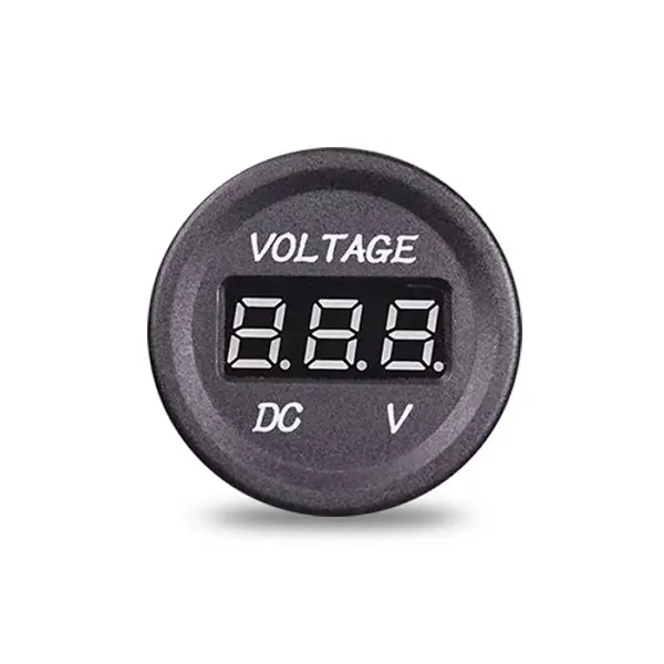 Voltmetru, 6-30V, LED roșu MY1083 Livrare gratuită