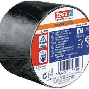 Super ofertă Banda izolatoare Tesa 53988 PVC 50/25 neagra