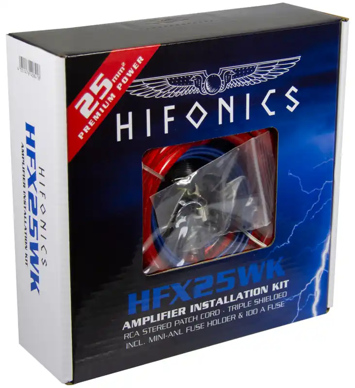 Ofertă limitată Set de cabluri Hifonics HFX25WK Premium