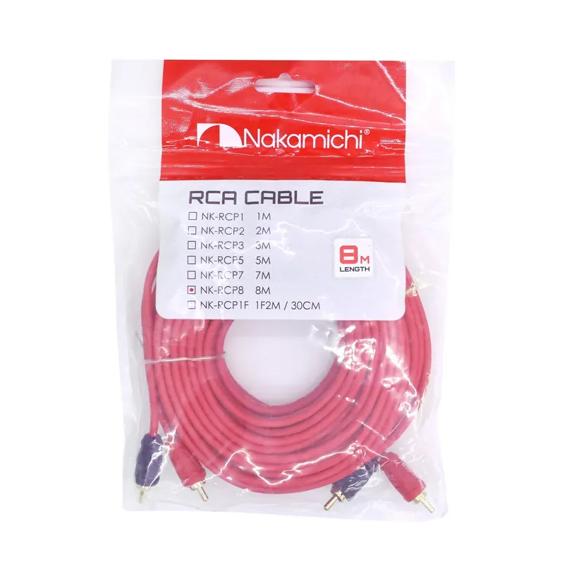 Cablu de semnal Nakamichi NK-RCP8 Reducere