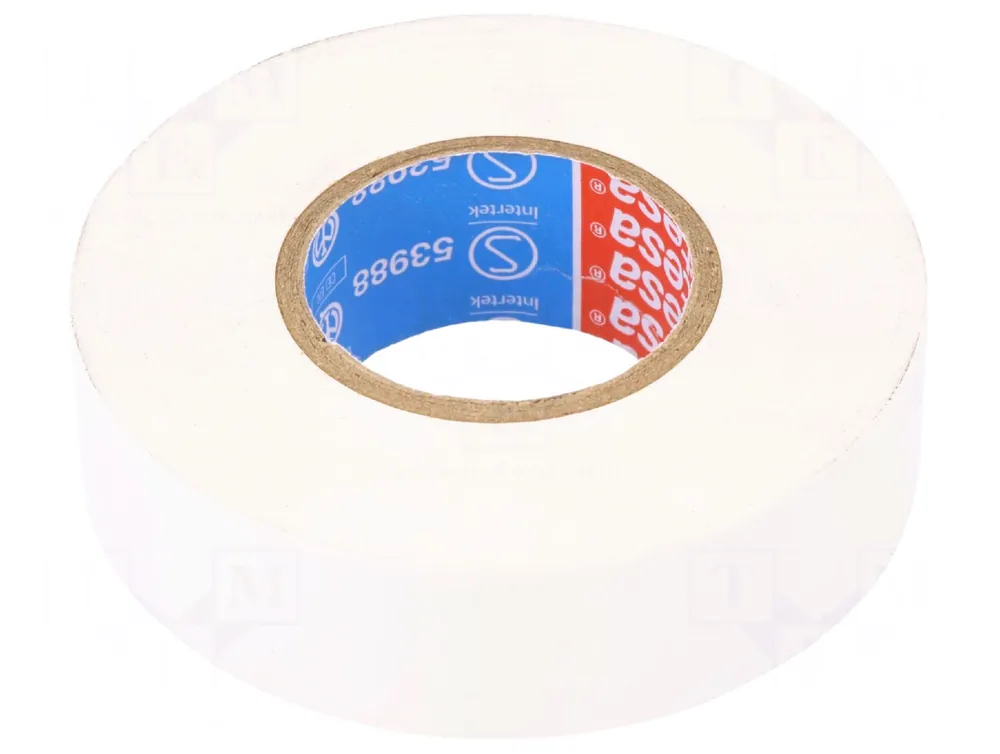 Premium Banda izolatoare Tesa 53988 PVC 19/25 alb