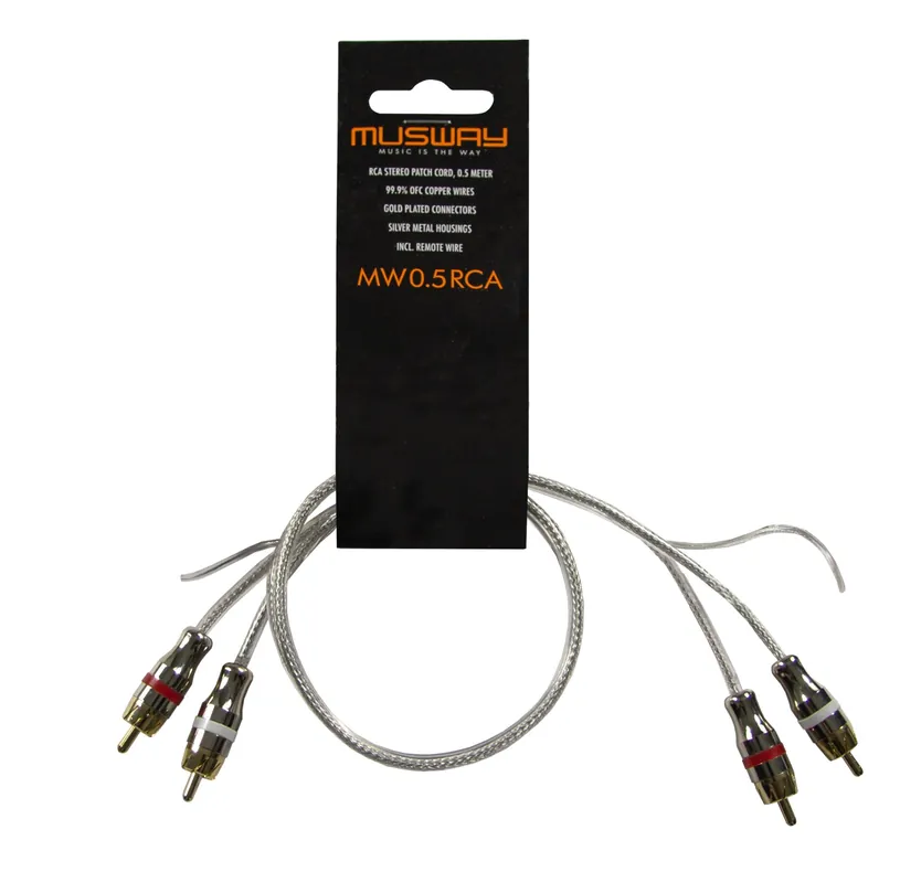 Cablu RCA Musway MW0.5RCA Ofertă de sezon
