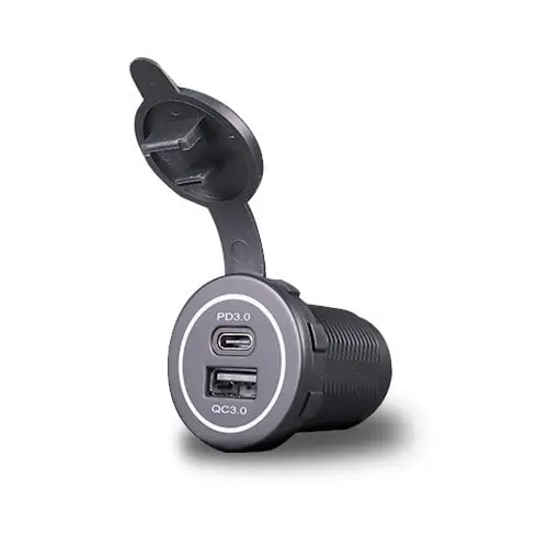 Reducere specială Încărcător USB-A și USB-C încorporat, QC3.0, PD 3.0 MY1298