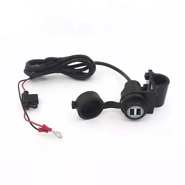 Mai ieftin Încărcător USB-A 2x cu capac pentru motociclete MY1118