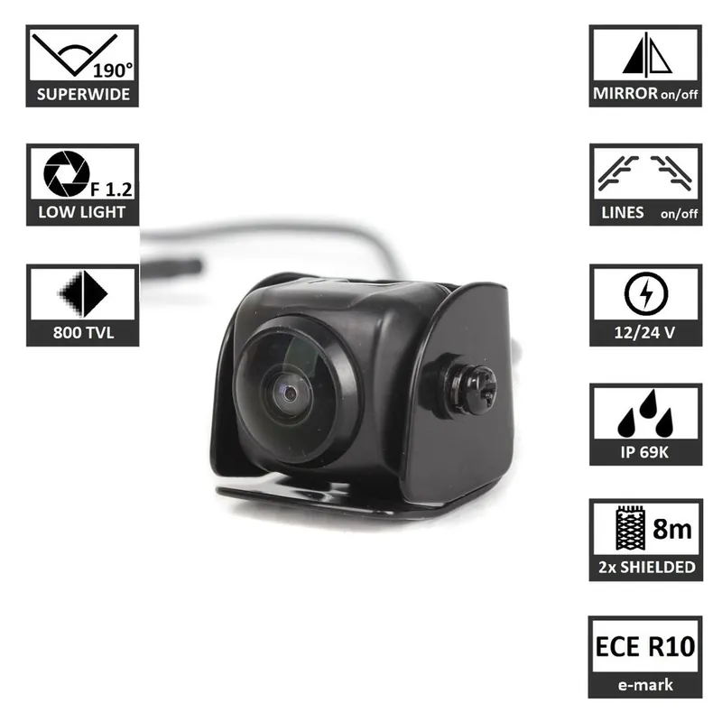 Cameră de parcare universală (CAM7) Plată securizată