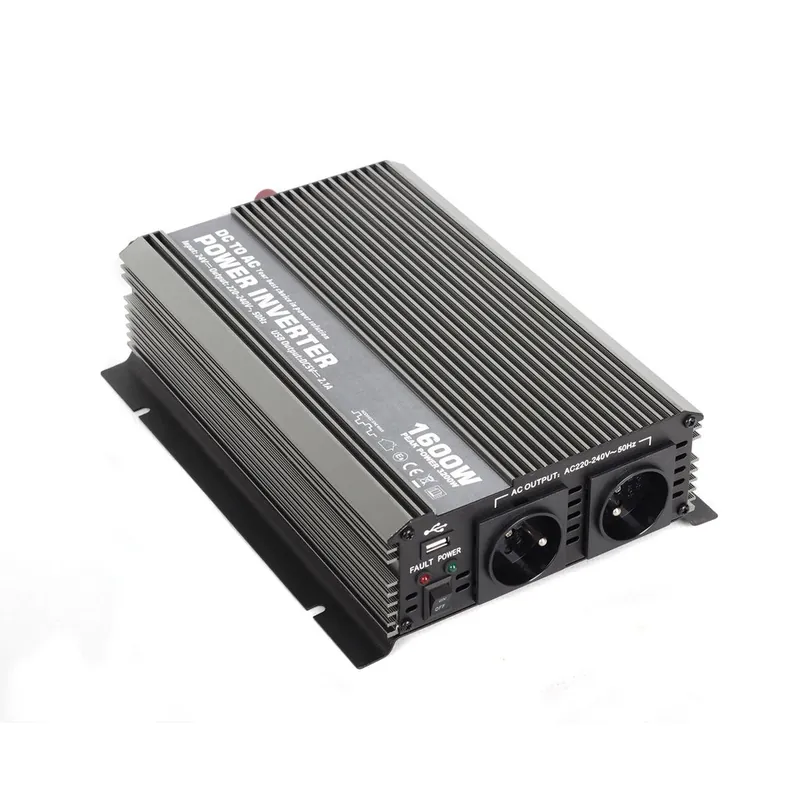 Convertor de tensiune de la 12V la 230V + USB, 1600W - CAR1600 Plată securizată