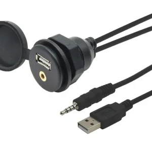 Priză USB / JACK cu 4 pini cu cablu Nu rata
