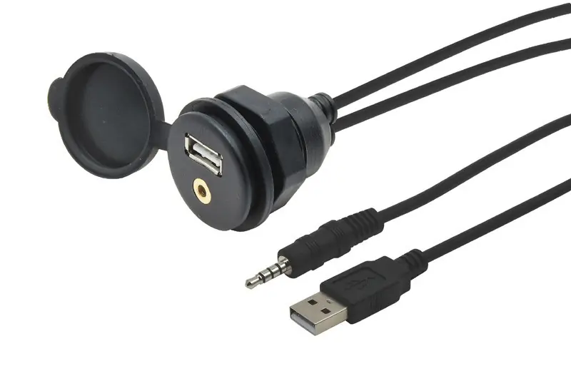 Priză USB / JACK cu 4 pini cu cablu Nu rata