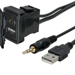 Preț redus Mufa USB + JACK cu cablu