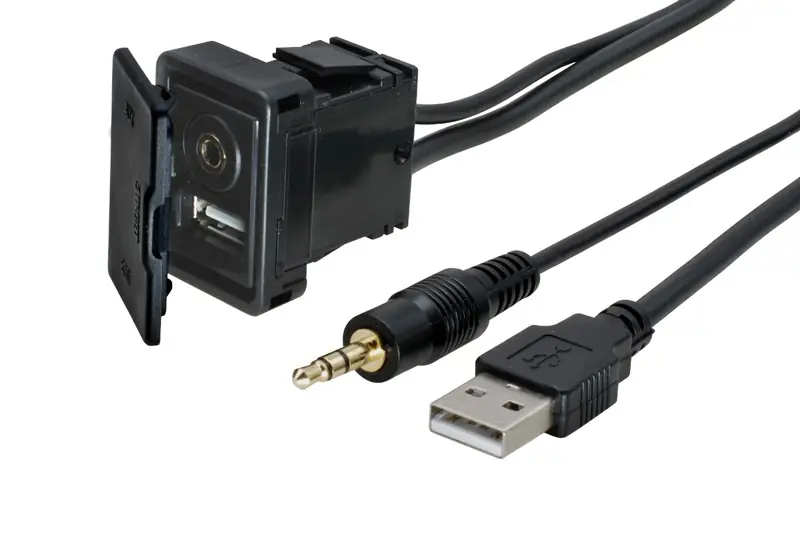Preț redus Mufa USB + JACK cu cablu
