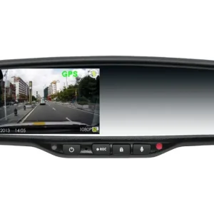 Cameră HD DVR cu înregistrare și monitor de 4,3" în oglinda retrovizoare HV-043LA Livrare rapidă