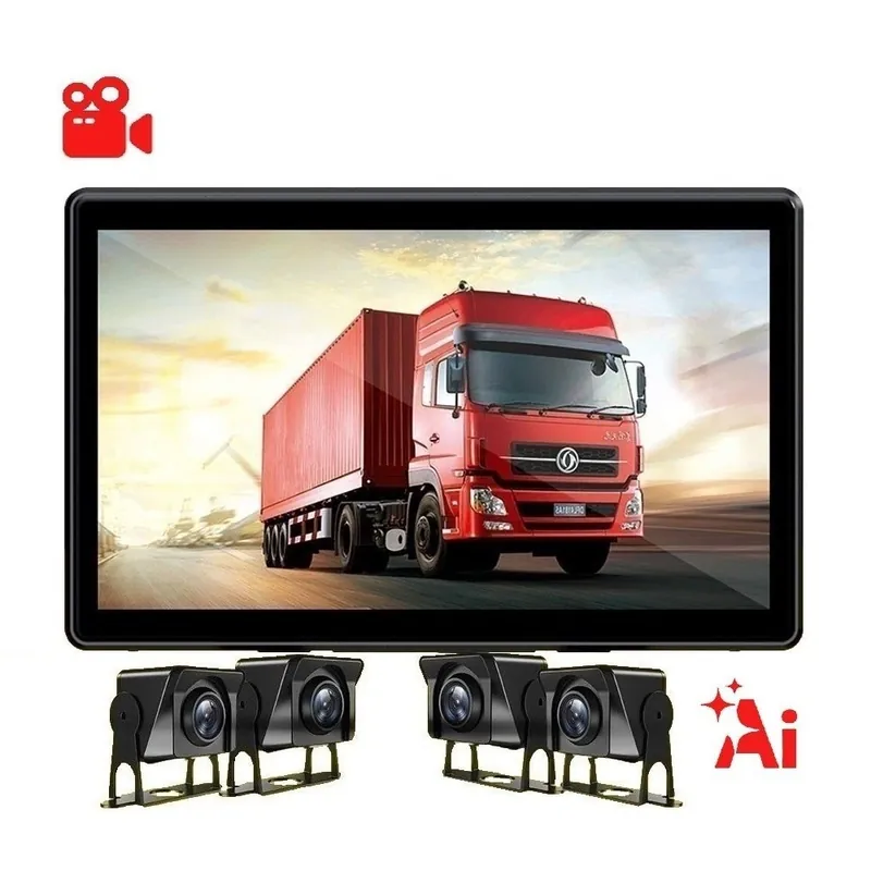 Premium Dispozitiv de înregistrare Steelmate C40 - set CCTV, Ai BSD, 4x AHD 720p, ecran 10"
