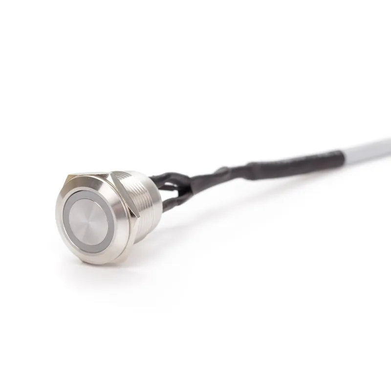 Comutator cu impuls cu iluminare de fundal LED, verde, 19 mm SW IMP Cumpără acum
