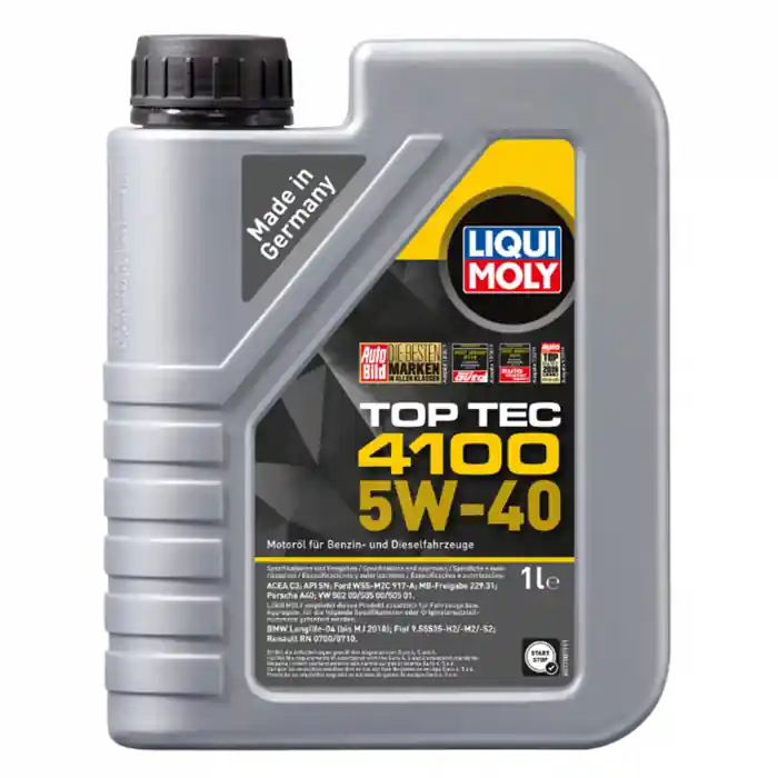 Ulei de motor Liqui Moly Top Tec 4100 5W-40, 1L Plată securizată